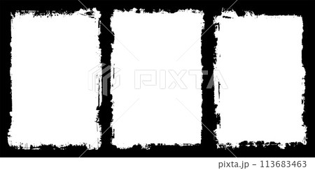 絵筆 ペイントブラシ 枠 113683463