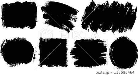 絵筆 ペイントブラシ 枠 113683464