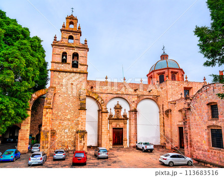 Temple of Our Lady of Carmen in Morelia - Michoacan, Mexico 113683516