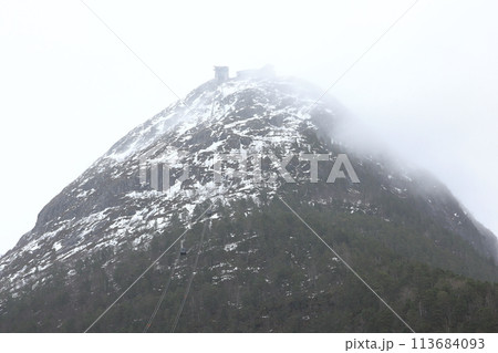 Nesaksla Mountain Summit. The winter view from...の写真素材 [113684093] - PIXTA