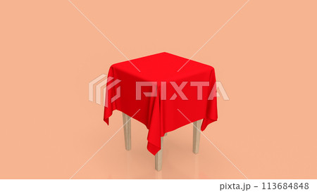 The table for present or food concept 3d rendering. The table for present or food concept 3d rendering. 113684848