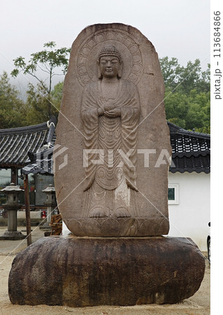 buddha statue in the temple buddha statue in the temple 113684866