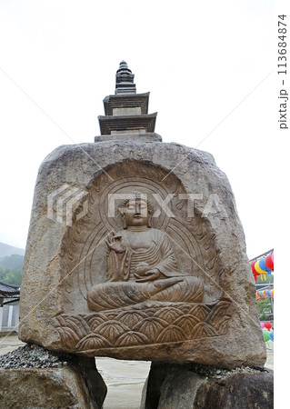 buddha statue in the temple 113684874