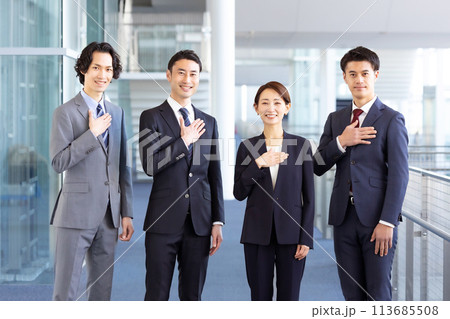 ビジネスパーソン　ポートレート 113685508