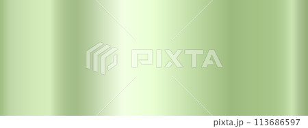 Metallic gradient background in green color. A pattern of shiny, metallic gradient. 113686597