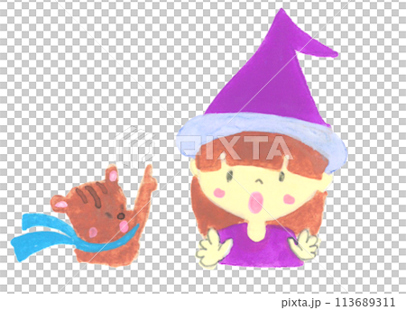 發現魔女與瑪莉蘇手繪插畫素材 發現魔女與瑪莉蘇手繪插畫素材 113689311