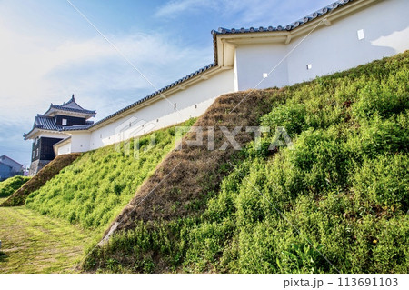 西尾市、西尾城の二之丸丑寅櫓 113691103