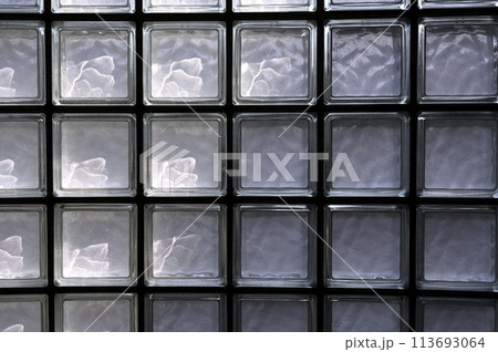 ガラスブロックの模様 ガラスブロックの模様 113693064