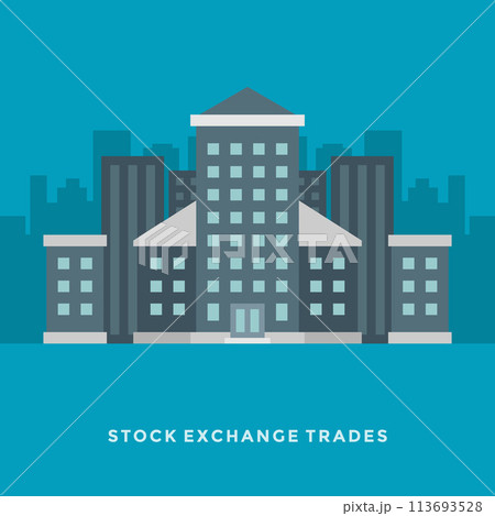 Flat design vector business illustration concept 113693528