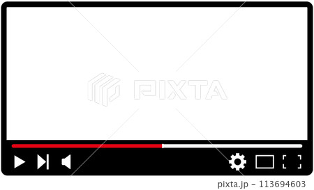 動画風フレーム 動画風フレーム 113694603