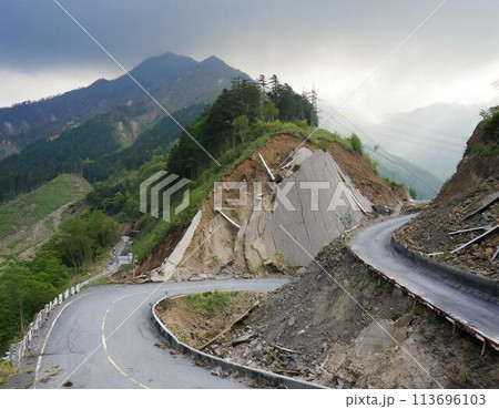 土砂災害 113696103