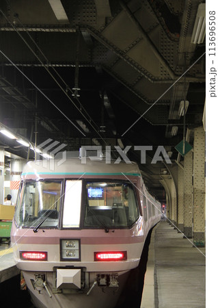 上野駅に停車中の「リゾートエクスプレスゆう」 113696508