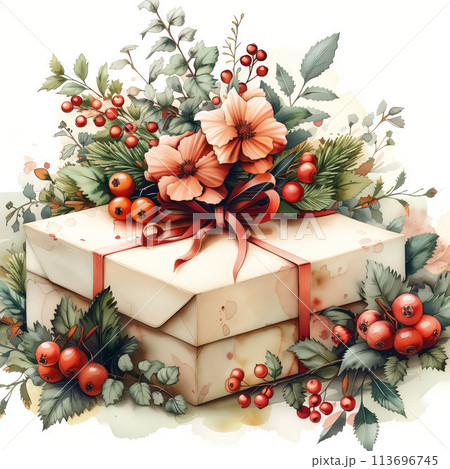 Floral Birthday Symphony Serenading You with Wishes of Joy, Greeting Card 113696745