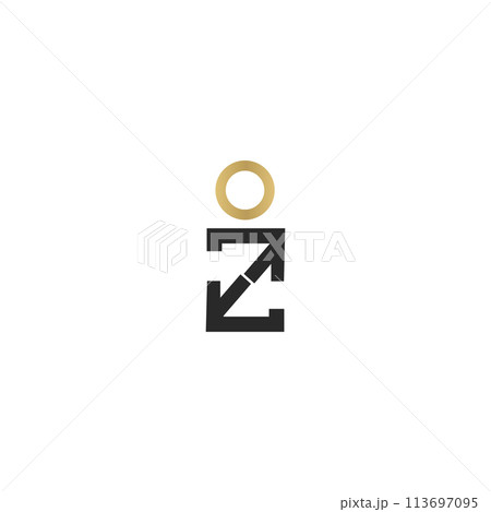 Alphabet letters Initials Monogram logo IZ, ZI Alphabet letters Initials Monogram logo IZ, ZI 113697095