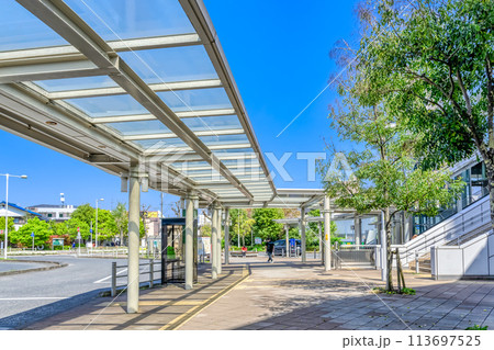 神奈川県相模原市の都市風景　小田急相模原駅 113697525