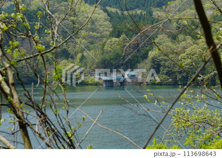 室生ダムの初瀬水路取水口 室生ダムの初瀬水路取水口 113698643