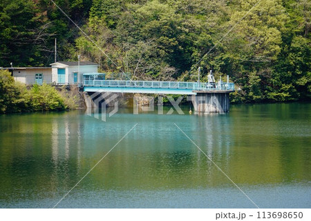 室生ダムの初瀬水路取水口 113698650