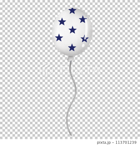 Balloons for the American Independence Day celebration Balloons for the American Independence Day celebration 113701239