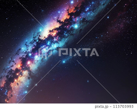美しい宇宙に漂う星雲 113703993