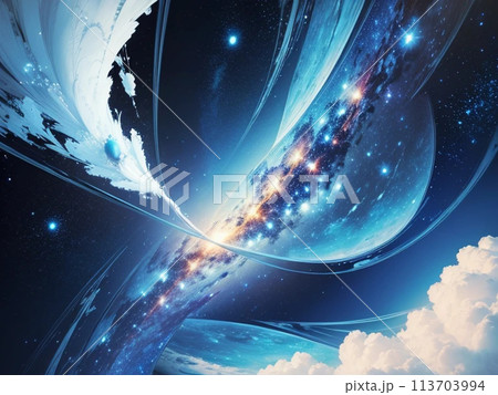 宇宙に浮かぶ雲 113703994