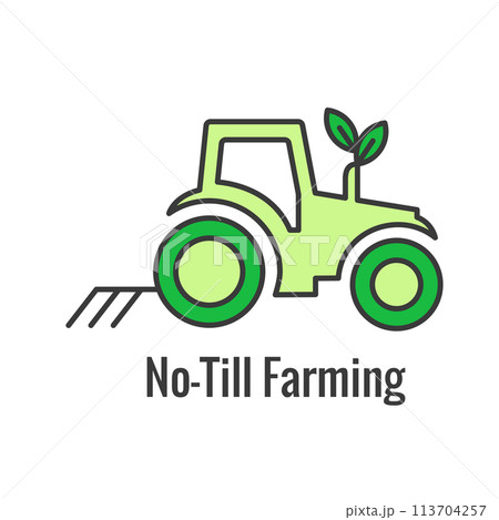 Sustainable Farming Icon Set showing Maximize Soil Coverage and Integrate Livestock-Examples for Regenerative Agriculture Icon 113704257