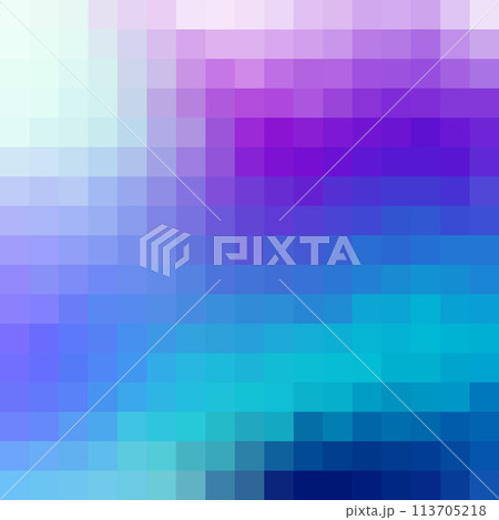 Mosaic colorful abstract background, pink, blue, green, purple, turquoise tones 113705218