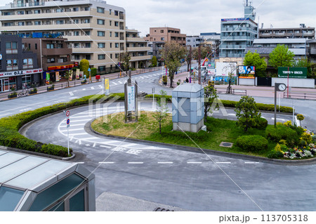 東京都　京王線飛田給駅　駅前ロータリー　味の素スタジアム降車駅 113705318