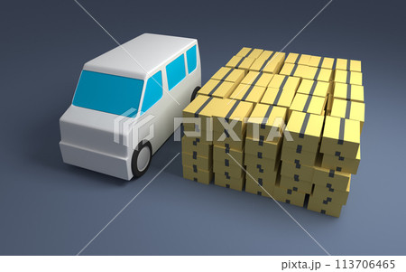 カーゴ便とダンボール カーゴ便とダンボール 113706465