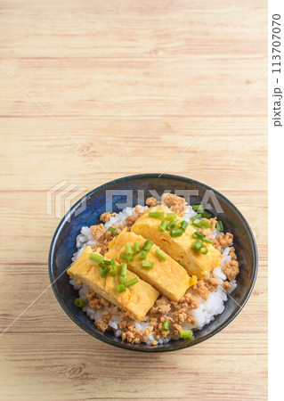 玉子焼き挽き肉どんぶり 玉子焼き挽き肉どんぶり 113707070