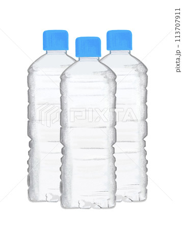 ペットボトル(3本)ブルーキャップ ペットボトル(3本)ブルーキャップ 113707911