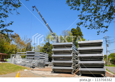 仮設園舎の解体工事のイメージ 113708382