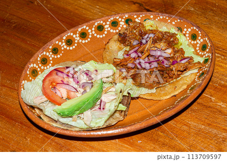 salbute and panucho typical food from Yucatan, Mexico salbute and panucho typical food from Yucatan, Mexico 113709597