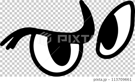 The eye cartoon vintage image for decor your concept. The eye cartoon vintage image for decor your concept. 113709661