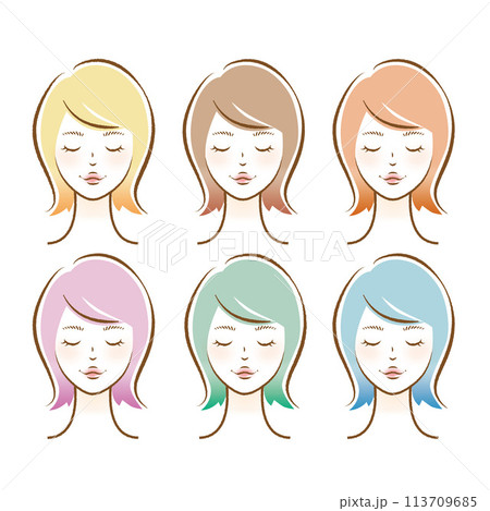 ヘアカラー ヘアカラー 113709685