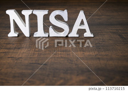 NISAの文字 NISAの文字 113710215