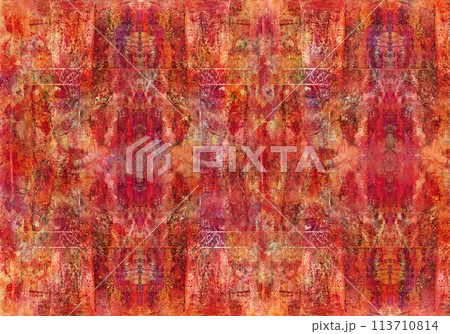 厚塗りの手描きテクスチャー 厚塗りの手描きテクスチャー 113710814