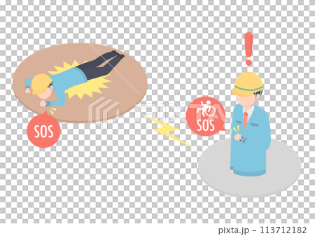 Wearable device detects falls of field workers and alerts others 113712182