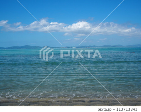 青い海と空 青い海と空 113713843