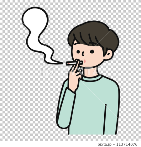Smoking man Smoking man 113714076