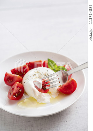 生モッツァレラチーズとトマト 生モッツァレラチーズとトマト 113714885