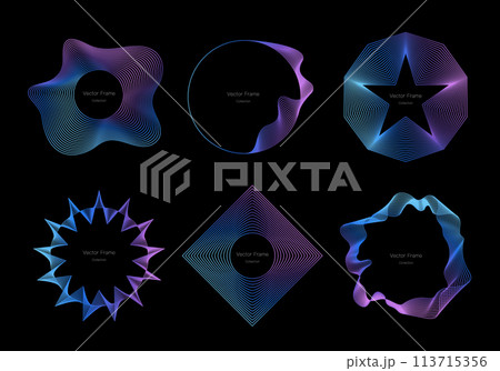 エレガントで上品アンティークな飾り枠フレームイラスト素材 エレガントで上品アンティークな飾り枠フレームイラスト素材 113715356