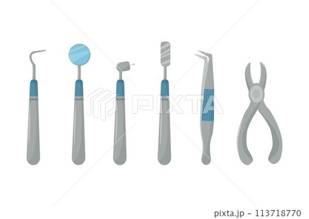 Dentist instruments, equipment, medical tools Dentist instruments, equipment, medical tools 113718770