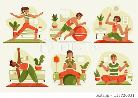 Pilates compositions set 113720031