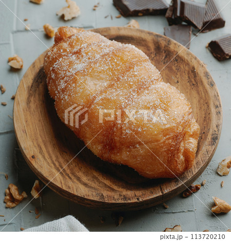 xuixo de crema, typical catalan pastry 113720210