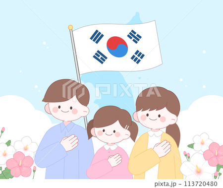 Korean Patriotic Illustration Korean Patriotic Illustration 113720480
