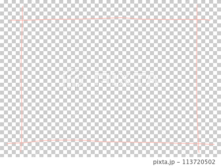 Pink hand drawn lattice frame 113720502