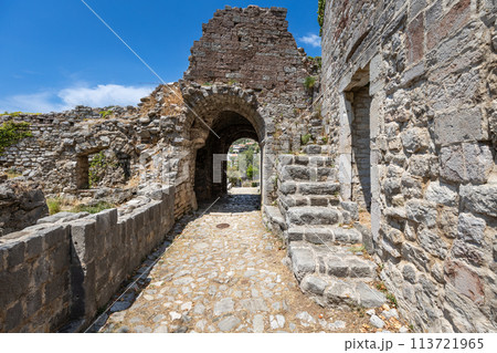 Ruins of fortress in Stary Grad , Bar, Montenegro Ruins of fortress in Stary Grad , Bar, Montenegro 113721965