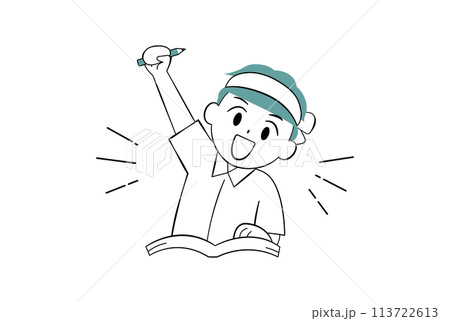 がんばる受験生 113722613