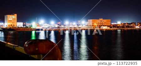 苫小牧のフェリーと夜景 113722935
