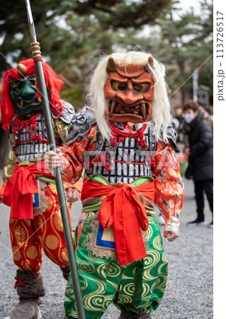 平安神宮 節分祭 鬼たち 鬼の舞 113726517